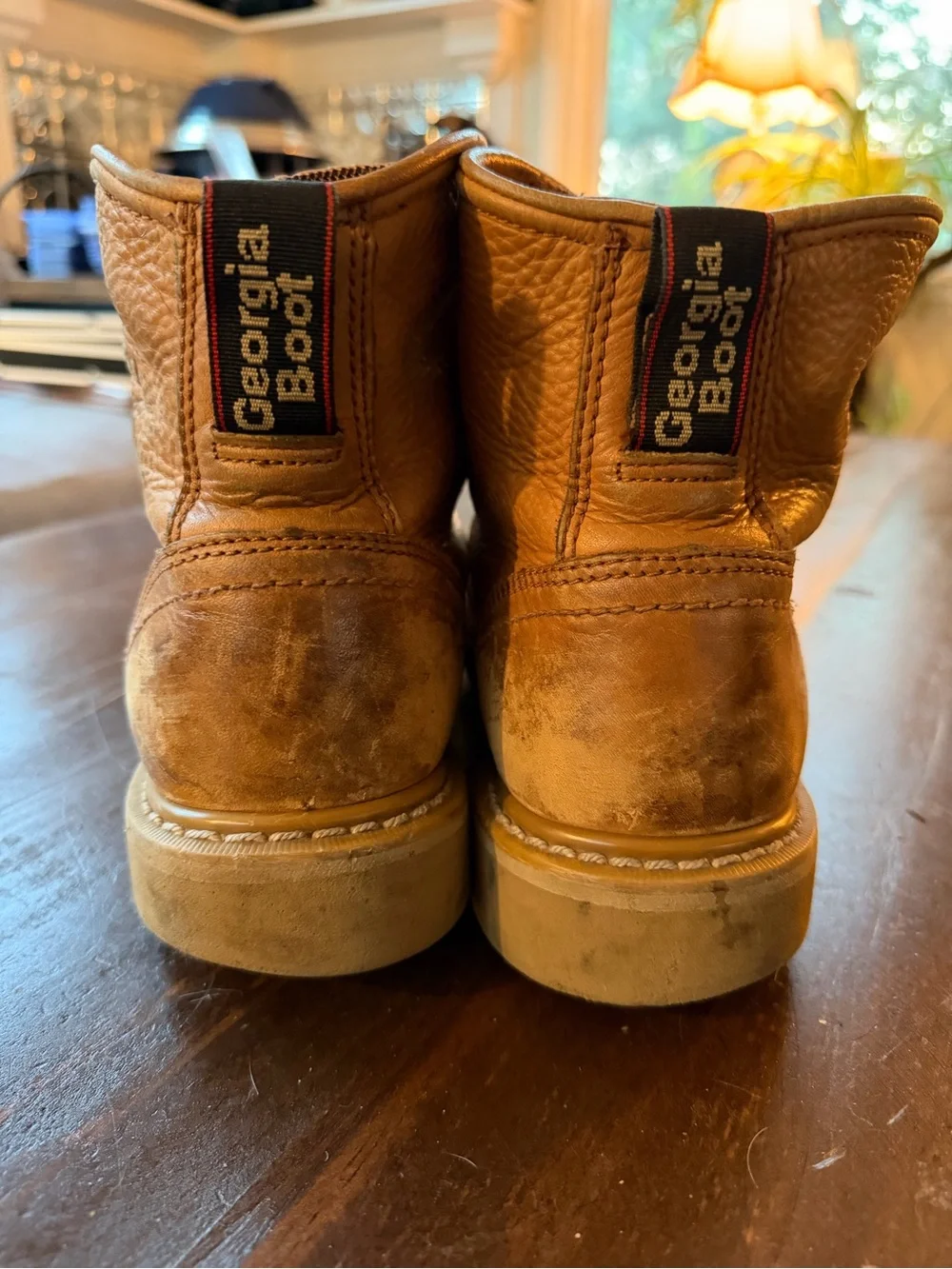 Georgia Boot BarraCuda Gold Leather Work Boots - EU 42 9W